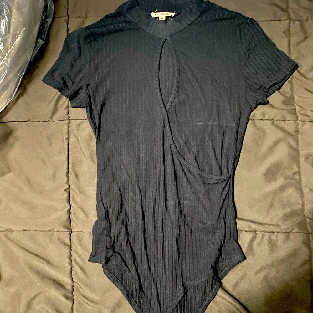 Black tshirt bodysuit